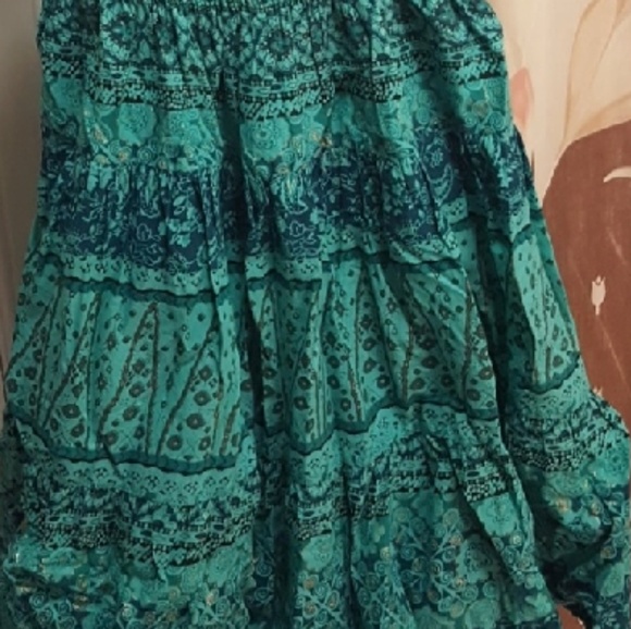 Pink Apple Teal/AquaGreen Dress - Picture 4 of 5